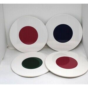 Vintage Tupperware “Cool Spot” Round Trivets Set of 4 – 7.25"